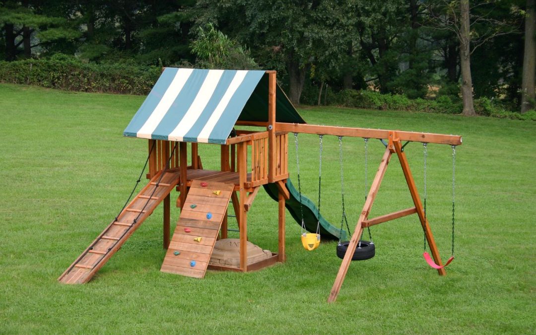 How to remove an old playset